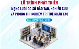 Lộ trình phát triển mạng lưới cơ sở đào tạo, nghiên cứu và phòng thí nghiệm trí tuệ nhân tạo giai đoạn 2026-2030