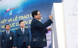 Thủ tướng Phạm Minh Chính dự Hội nghị tổng kết năm 2025 của Đài truyền hình Việt Nam 