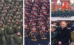 Những hình ảnh đầu tiên về lễ duyệt binh mừng Ngày Chiến thắng tại Moskva (Nga)