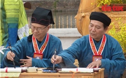 Nét đẹp tục xin chữ đầu năm