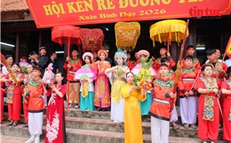 Đón nhận Di sản văn hóa phi vật thể Quốc gia Hội Kén rể Đường Yên