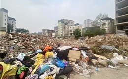 Bãi rác tự phát 'bủa vây' khu dân cư khu vực thi công tuyến Vành đai 2.5