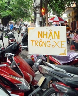 Loạn phí trông giữ xe